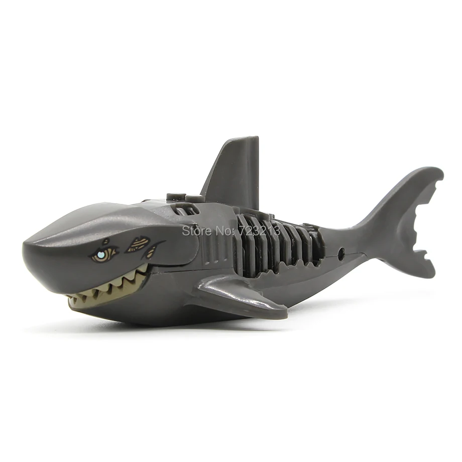 Ghost Zombie Shark Block Pirates of the Caribbean Single Sale Jack PG1008 Building Blocks Set Model Bricks Toys for Children