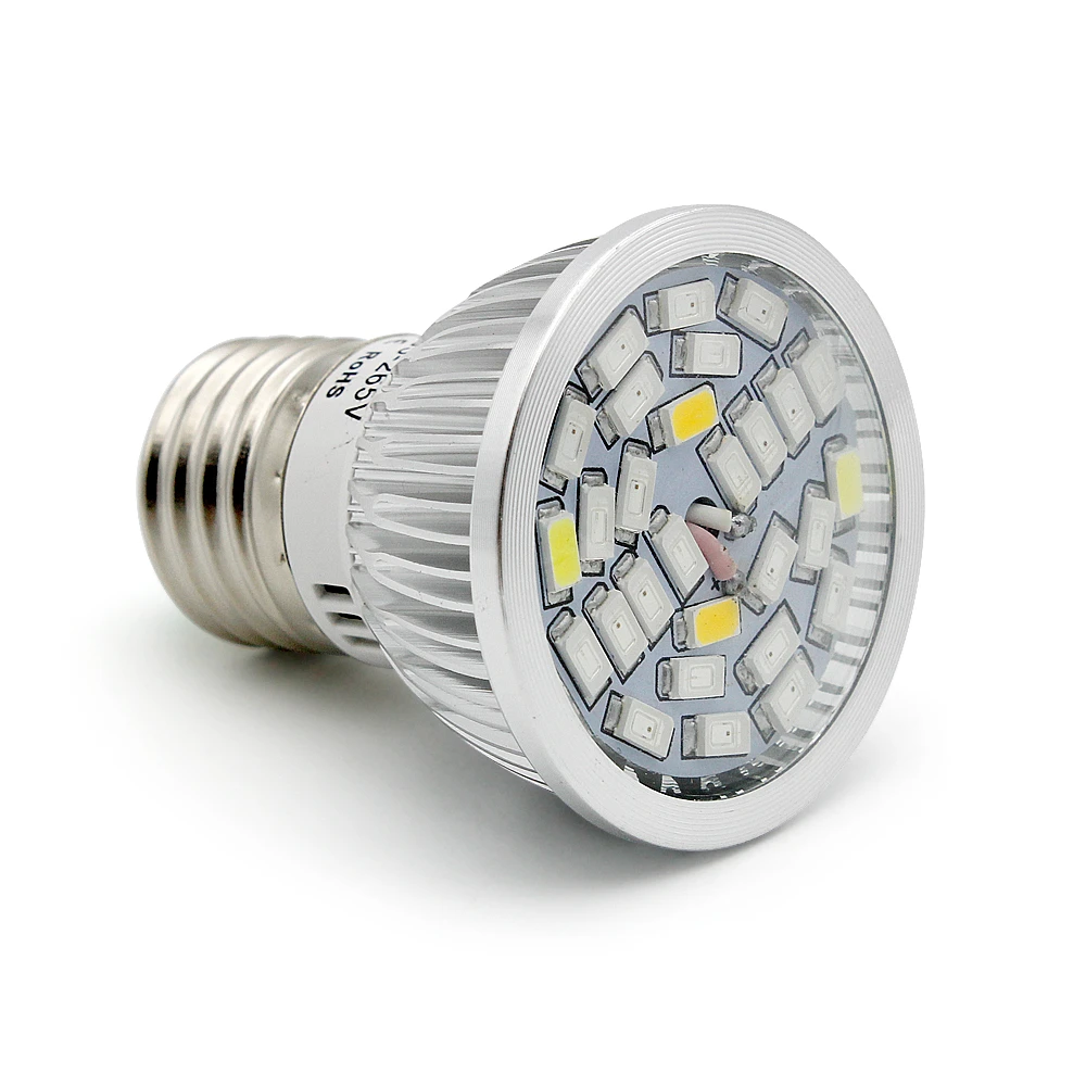 Full Spectrum 5730 E27 28w 28 Smd Led Grow Light 220v 110v Plant Growing Lamp Blub For Indoor Flower Hydroponics Box Tent Lamp Led Bulb Lamp Led Nailslamp Lava Aliexpress