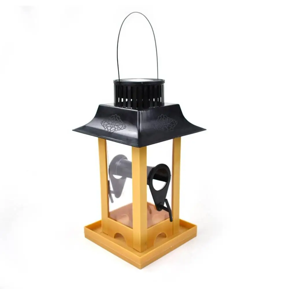 Lamp Eco Friendly Bird Feeder Solar Energy Led Light Hanging