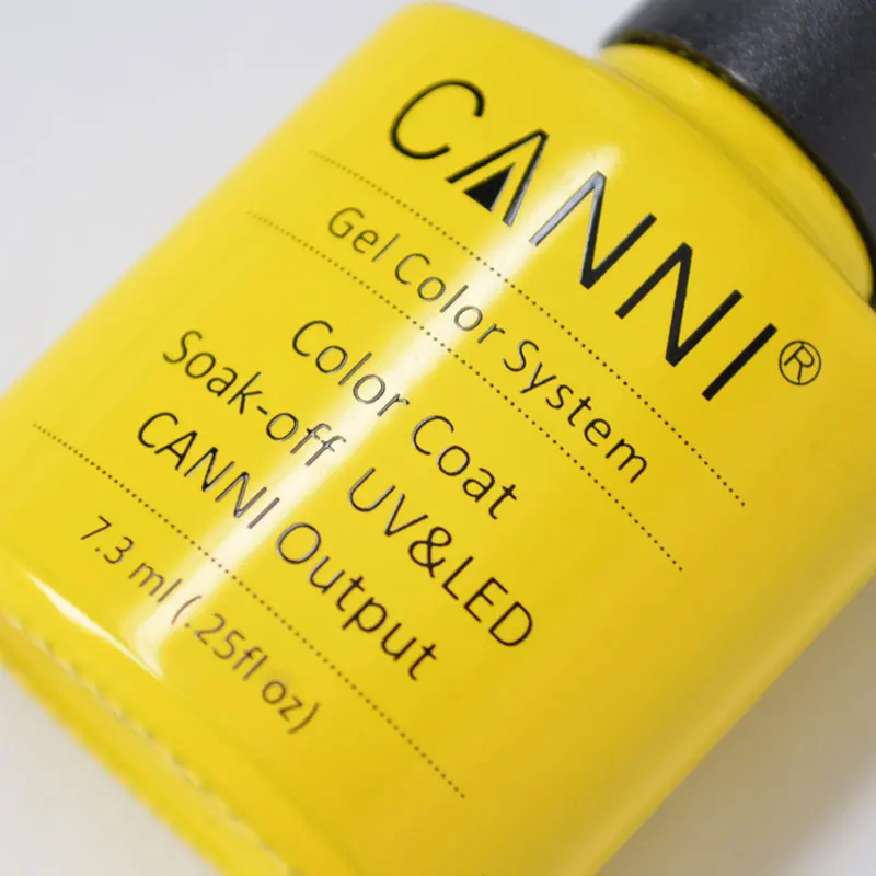 CANNI UV гель Лаки 7,3 мл французский Цвет 215-258 чехол с блестящей жемчужной блестящие шикарные женские босоножки с Светодиодный УФ-лампы для ногтей художественный Гель-лак для ногтей