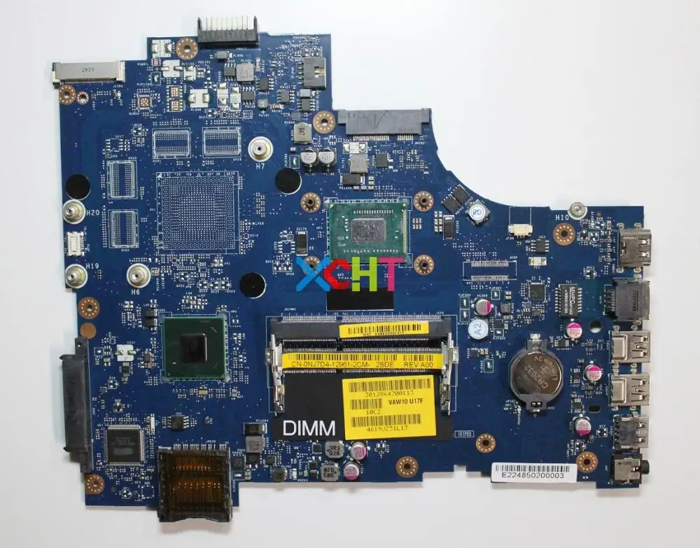 

for Dell Inspiron 17 3721 NJ7D4 0NJ7D4 CN-0NJ7D4 VAW11 LA-9102P w 2117U CPU Laptop Motherboard Mainboard Tested