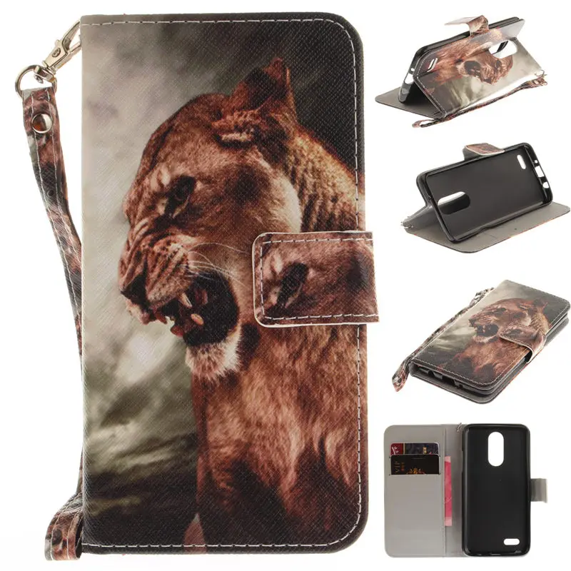For LG K4 2017 Case LG K4 2017 Cover Flip PU Leather Silicone Case For LG K4 2017 Version M160 K 4 Phone Case Protective Bag (13)