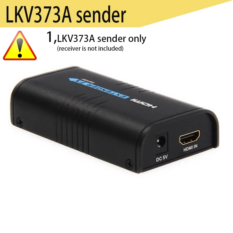 LKV373A HDMI удлинитель V3.0 TCP/IP совместимый до 120 м поддерживает 1 Отправитель в N приемники - Цвет: 373A sender only