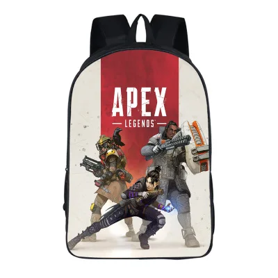 

2019 Hot Game 16 inch Apex Legends Backpack Flower wave lover point Rucksacks flag Teenagers College Style 2019 New Fashion Bags