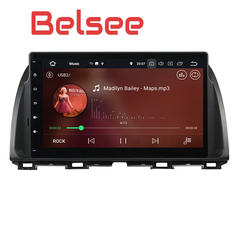 Cheap Belsee for Mazda CX-5 2012-2015 Car Stereo Android 8.0 Radio 8 Core 4GB GPS Head Unit Autoradio Audio Multimedia Player 1