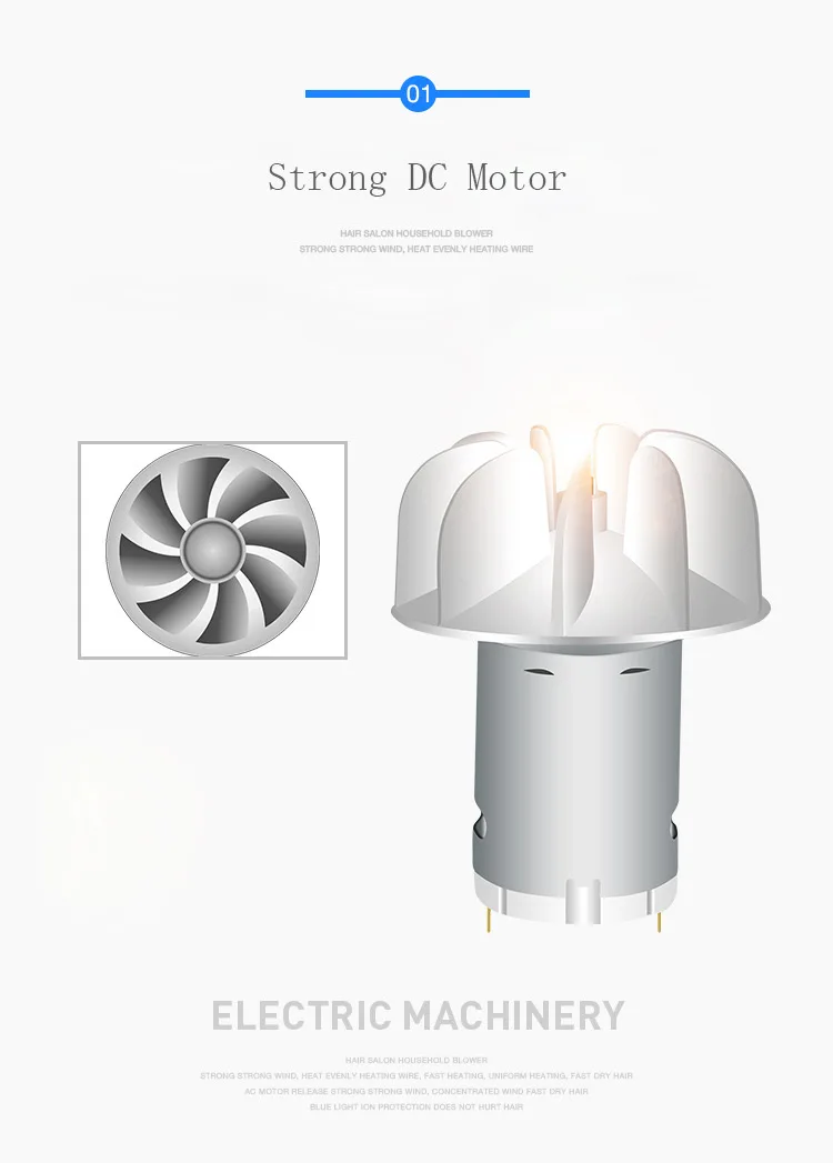 Фен для волос для дома, высокая мощность, Парикмахерская, Парикмахерская, общежития, горячий и холодный ветер, немой X-7723A