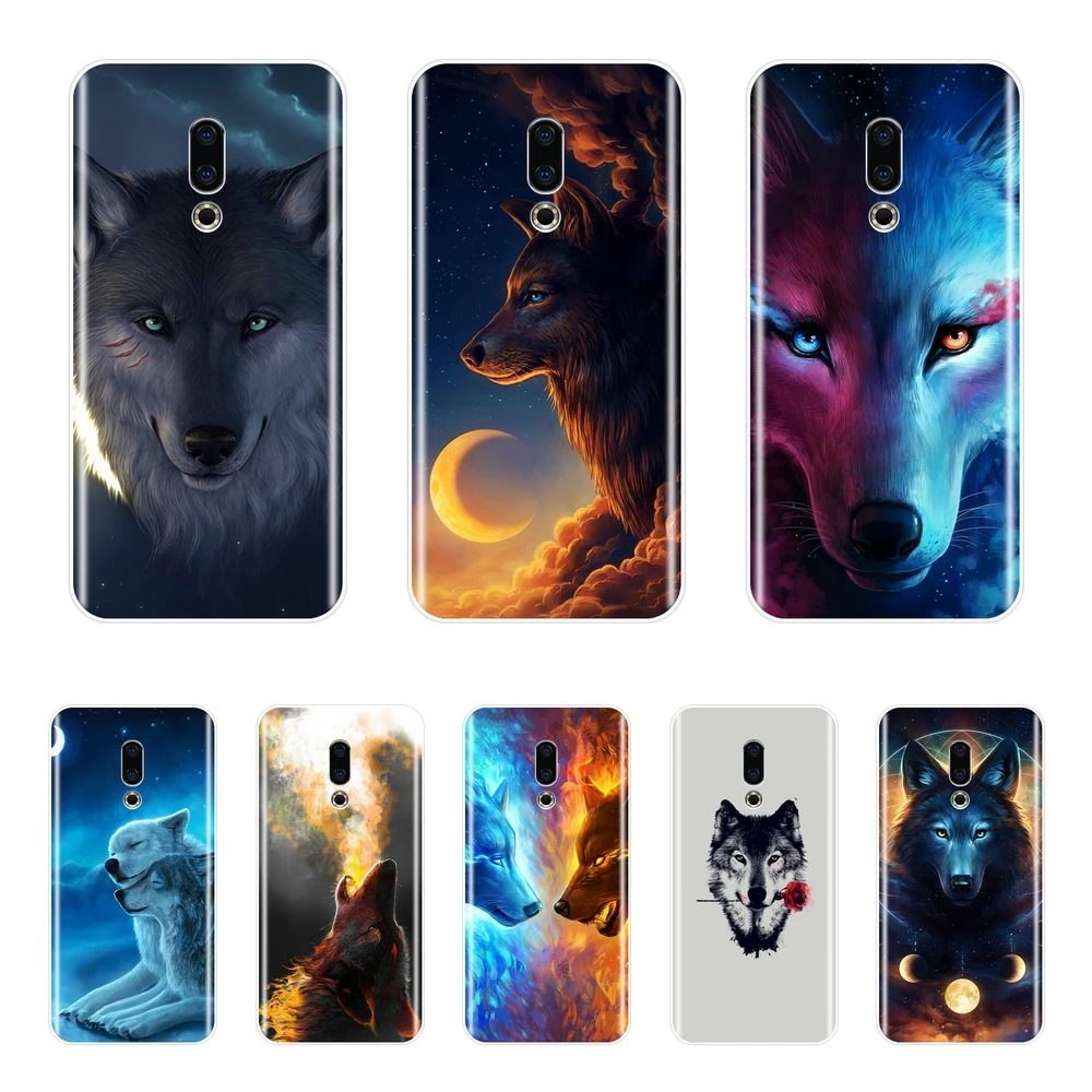 Крутой чехол для телефона с изображением волка s Meizu U10 U20 Pro 6 7 Plus силиконовый