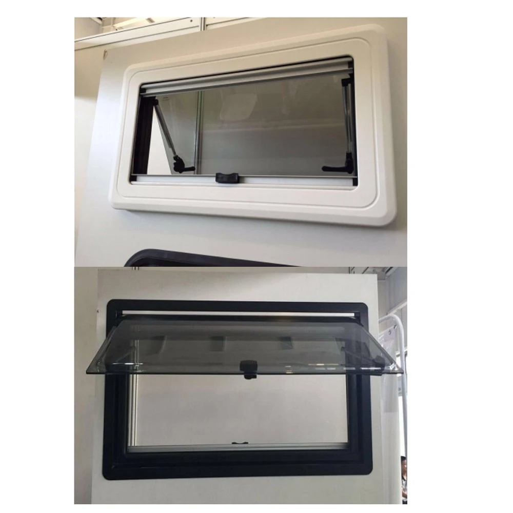 

BIKINGBOY RV Caravan Camper Van Hinged 39.4in x 19.7in Push-Out Window Ventilation Hatch Karavan Mobile Motor home Boat 4 Size