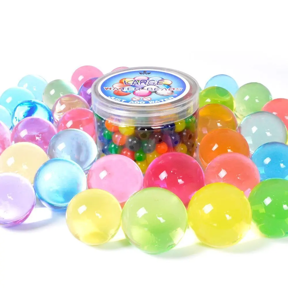 Large Water Beads 250pcs Growing Gel Balls Jelly Crystal Soil For Kids