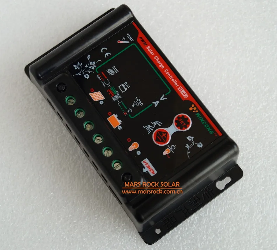 30A 12 V/24 V автоматический датчик PWM Контроллер заряда с 5 V USB выходом позволяет определить параметры пользователя