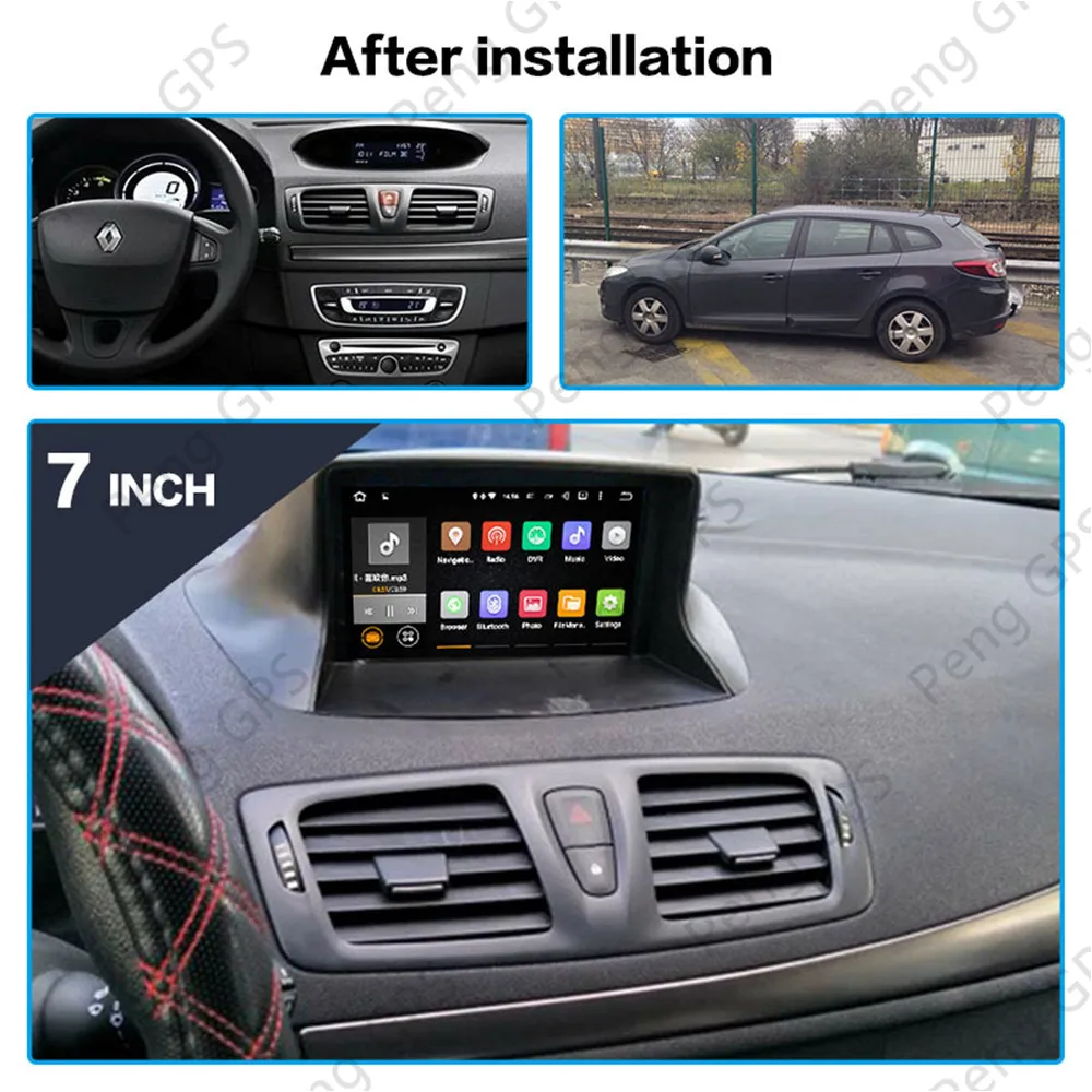 Excellent Android 9.1 Radio Stereo GPS For For Renault Megane 3 Fluence 2009-2015 Car DVD Player  navigation Multimedia Auto IPS 0