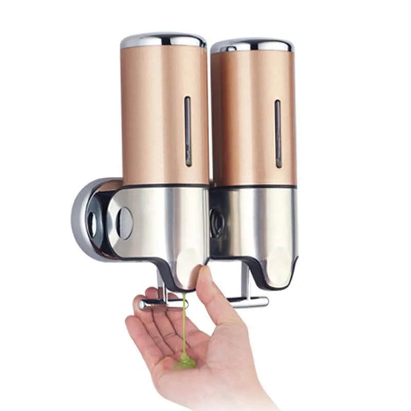 

Manual Stainless Steel Soap Dispenser Pump Refillable Bottle Metal Head Liquor Jars Dispenser Replacement Bathroom Accessories