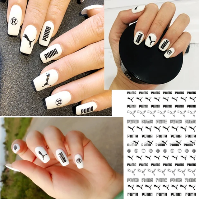 Nail Stickers Logo Adhesive Tips Art Manicure Nail Stickers Logo Adhesive Tips Art Manicure Charm Fantasy Nails 1