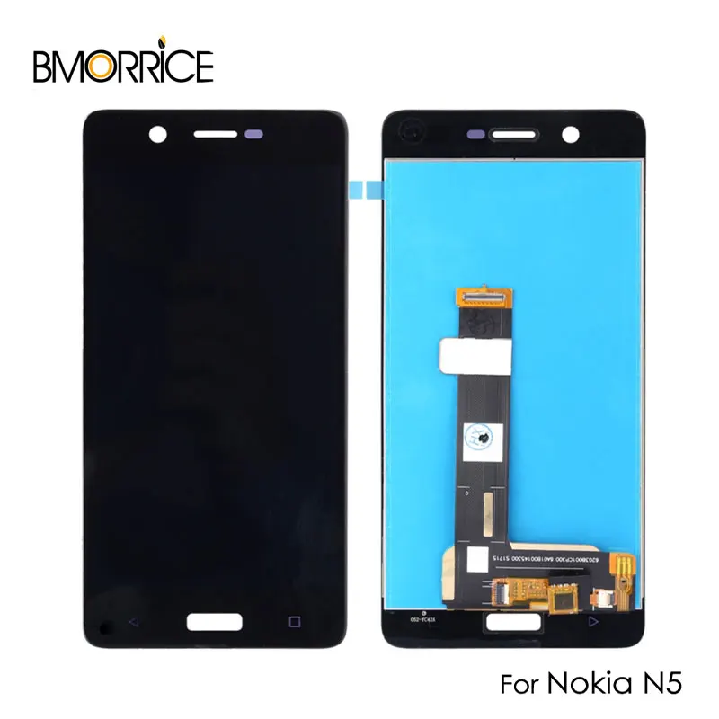 

LCD Display For Nokia 5 N5 TA-1008 5.2" Touch Screen Digitizer Assembly Replacement No Frame 100% Tested 1280x720