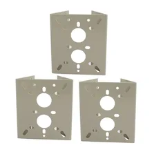 3 шт. Quads база CCTV камеры безопасности алюминиевый сплав настенный кронштейн