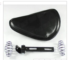 

Motorcycle Leather Solo Spring Seat+Mounting For Fit Sportster XL883 XL1200 Dyna Wide Glide Bobber Custom Chopper