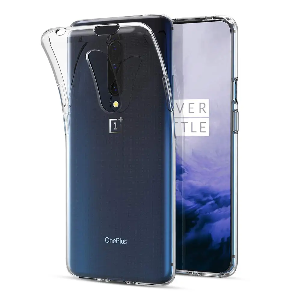 Мягкие Гелевые прозрачные чехлы из ТПУ для OnePlus 7 Pro прозрачный чехол телефона