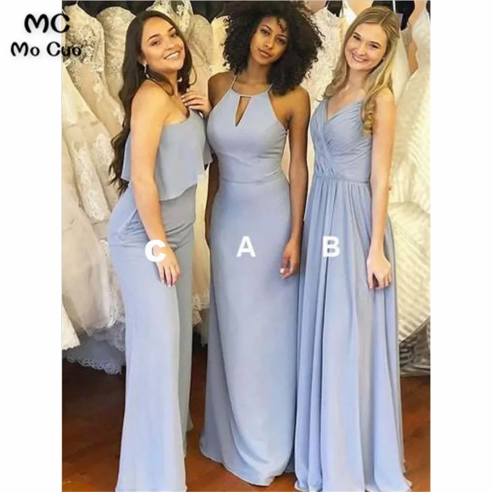 Свадебное вечернее платье для подружки невесты ABC дизайн халат Chiffon d'honneur шифоновое платье подружки невесты для женщин