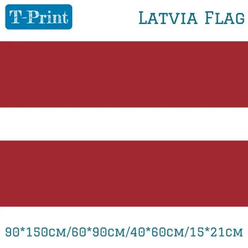 

90*150cm/60*90cm/40*60cm/15*21cm Latvia Flag Polyester 3x5ft World Cup National Day Olympic Games