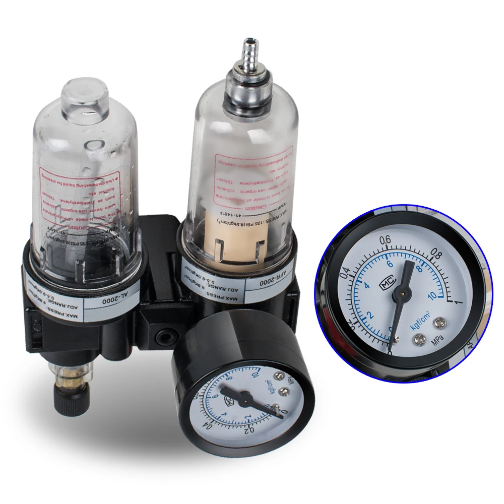 

Air Pressure Regulator Oil/Water Separator Trap Filter Airbrush Compressor China and USA Free Shipping