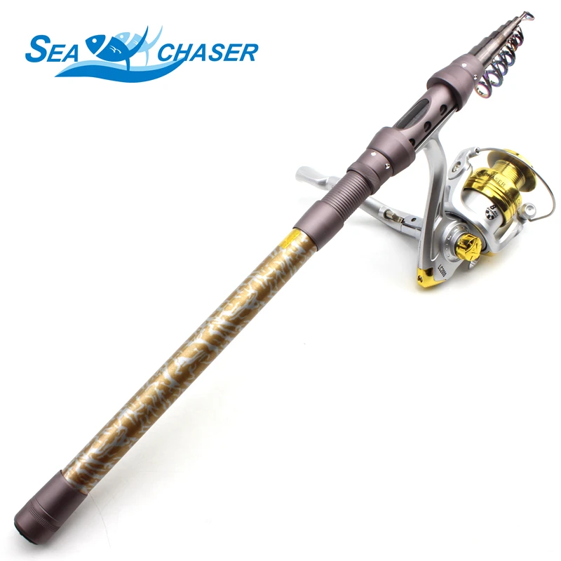 

High Quality 1.8M-3.6M Telescopic Rod and 8BB Reel Set and Fishing Rod Carbon Carp Fishing Rod Fishing Tackle Combo De Pesca