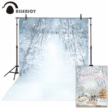 Allenjoy photography background snow forest Bokeh Winter Christmas theme backdrop professional photo background studio Allenjoy photography background snow forest Bokeh Winter Christmas theme backdrop professional photo background studio