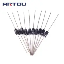 100 шт. 1N4001 IN4001 с выпрямительным диодом 1A с алюминиевой крышкой, 50В DO-41