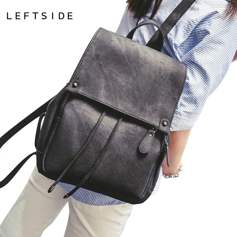 LEFTSIDE 2017 school back packs New Korean Backpacks Fashion denim Women Backpack cute Girls