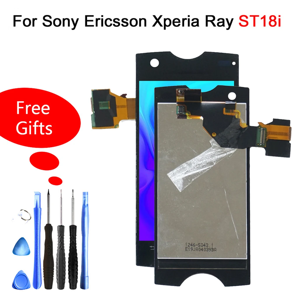 

Quality Lcd For 3.3" Sony Ericsson Xperia Ray ST18i ST18 LCD display Touch Screen Digitizer Assembly 854*480 For Sony ST18i Lcd