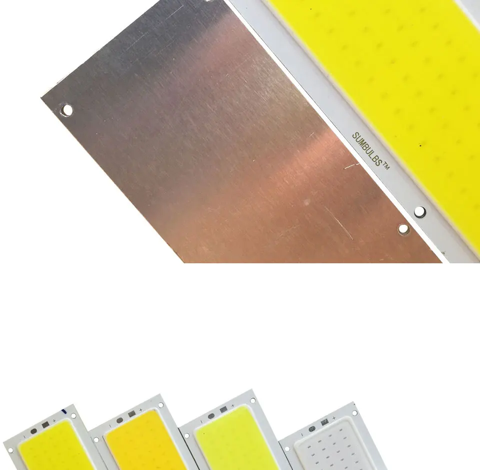 10W LED COB Strip Light Bulb Lamp 1000LM DC 12V White Blue 120x36mm LED Chip car Light Source for DIY (7)