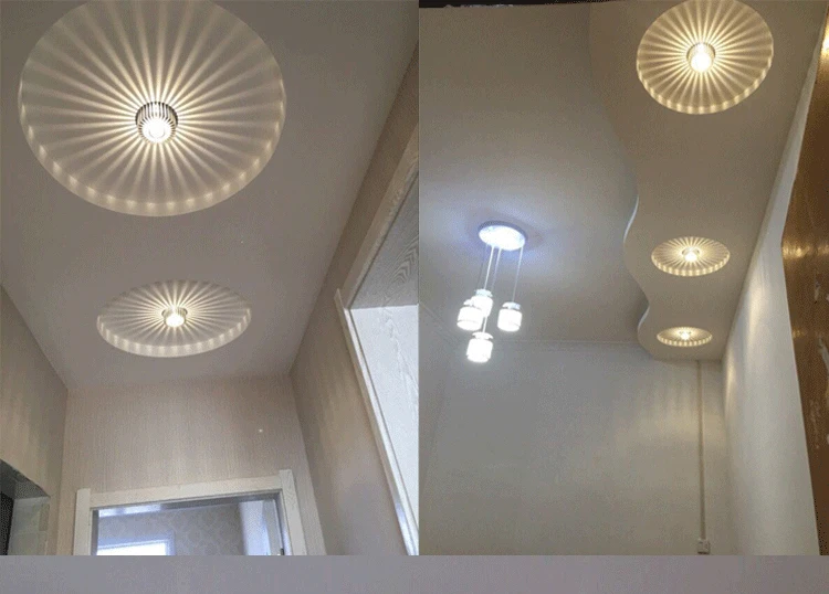 3 Вт светодиодный алюминиевый потолочный светильник Точечный светильник абажур светильник для потолка настенный светильник для коридора