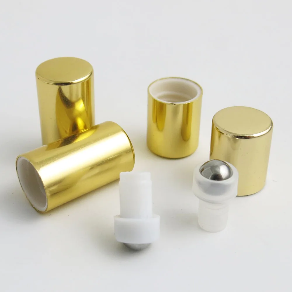 24 x 1ml 2ml 3ml 5ml 10ml Refillable Amber Roll on Glass Bottles 10cc Essential Oil 4