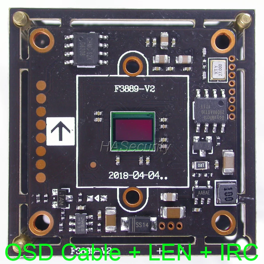 AHD 4MP 1/3" OmniVision OV4689 CMOS image sensor FH8538 CCTV camera ...