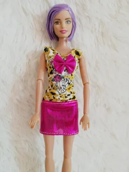 

Free Shipping,2017 new one set fashion doll dress leopard cat dress for barbie,doll accessories for barbie,girls gfts