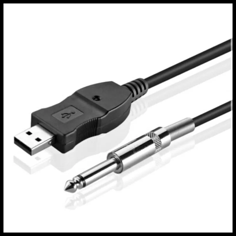 Кабель для подключения гитарного к USB интерфейсу 3 м 9 футов | Компьютеры и офис