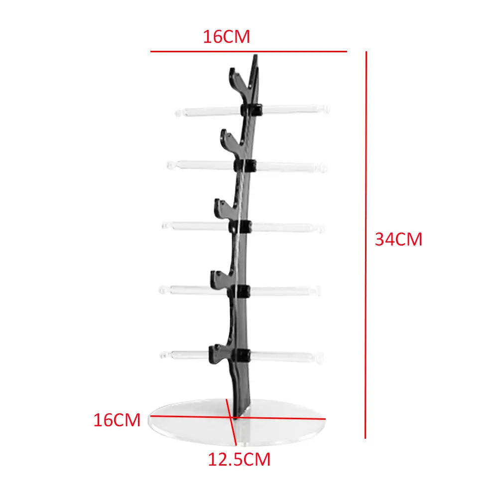 Модный дизайн, 5 пар солнцезащитных очков, оправа для очков, стойка для очков, держатель для очков, подставка для демонстрации ювелирных изделий, держатель для ожерелья