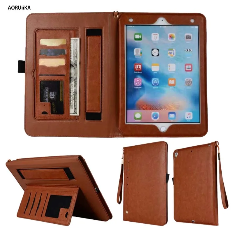 

Retro Vintage PU Leather Smart Case Cover For New iPad 9.7 2017 2018 5th 6th Generation Funda cases A1822 A1954 Stand Shell
