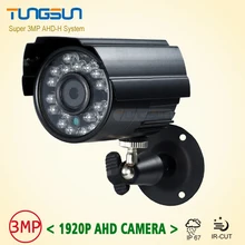 Hot Super HD 1920P IMX322 AHD-H System CCTV AHD Camera Outdoor Waterproof Small Metal Bullet IR 3MP Security Surveillance