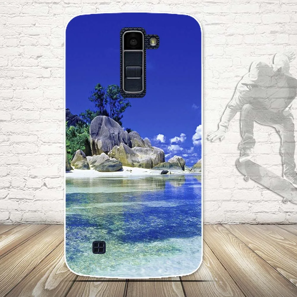 Роскошный мягкий ТПУ чехол с 3D рисунком для LG K10 Lte K 10 M2 K410 K420N K430DS F670 двойной