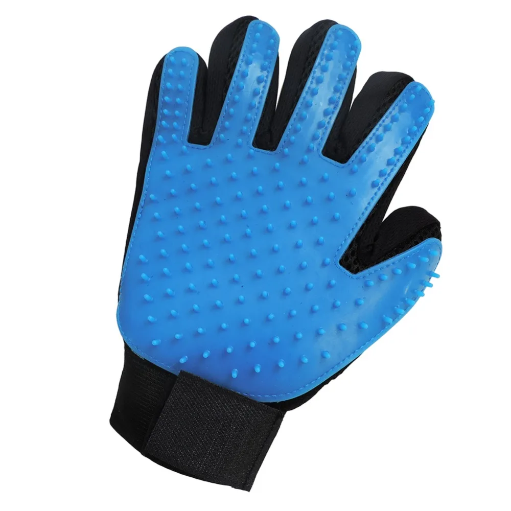 

2 Pcs Pet Grooming Gloves Dog Massage Cleaning Hair Comb Deshedding Brush