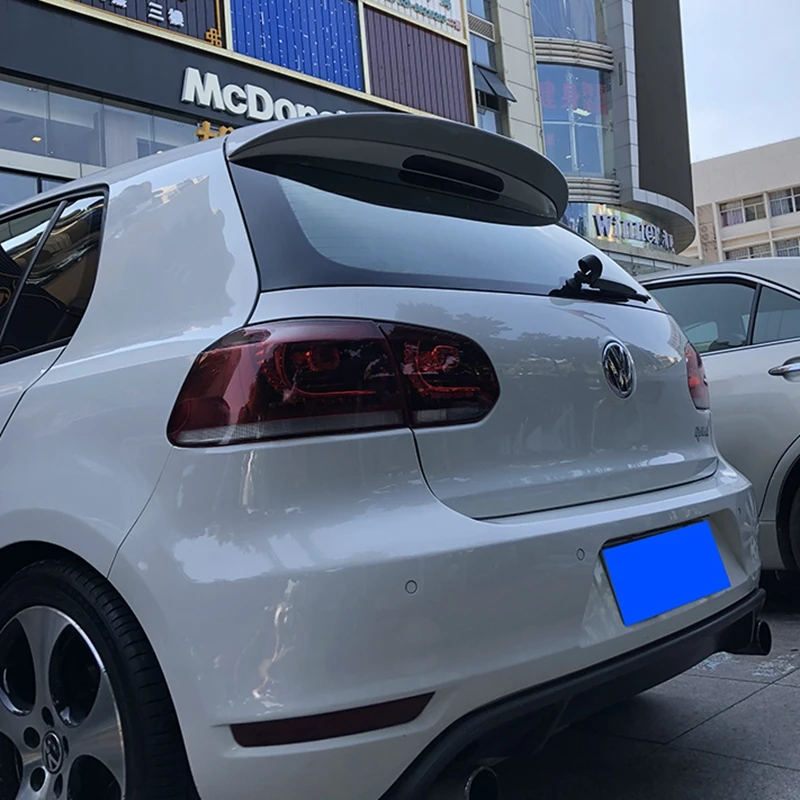 Для volkswagen golf 6 спойлер 2010-2013 модель golf 6 светильник высокого качества ABS Материал заднее крыло праймер цветной спойлер