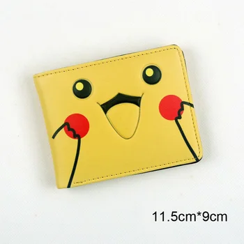

Anime Pocket Monster Pikachu Wallet Cartoon Pokemon Go Billetera PU Leather Money Bag Purse Carteiras Short Student Gifts