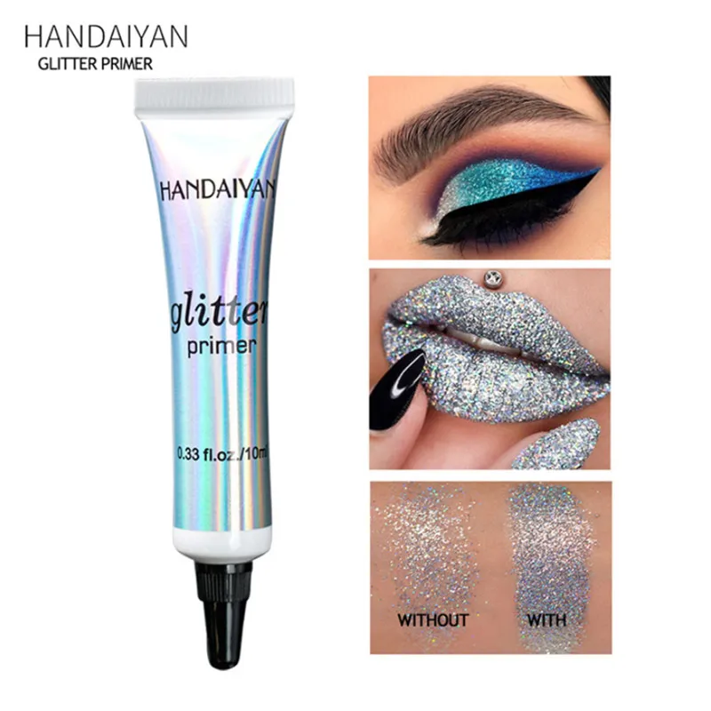 Крем для теней HANDAIYAN 10 мл Shimmer Glitter Sequined Primer для теней Profissional Natural