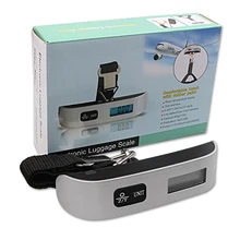 Max 50kg Mini Scales Gram Thermometer LCD Dispay Pocket Digital Weight Electronic Portable Luggage Suitcase Travel Bag scale