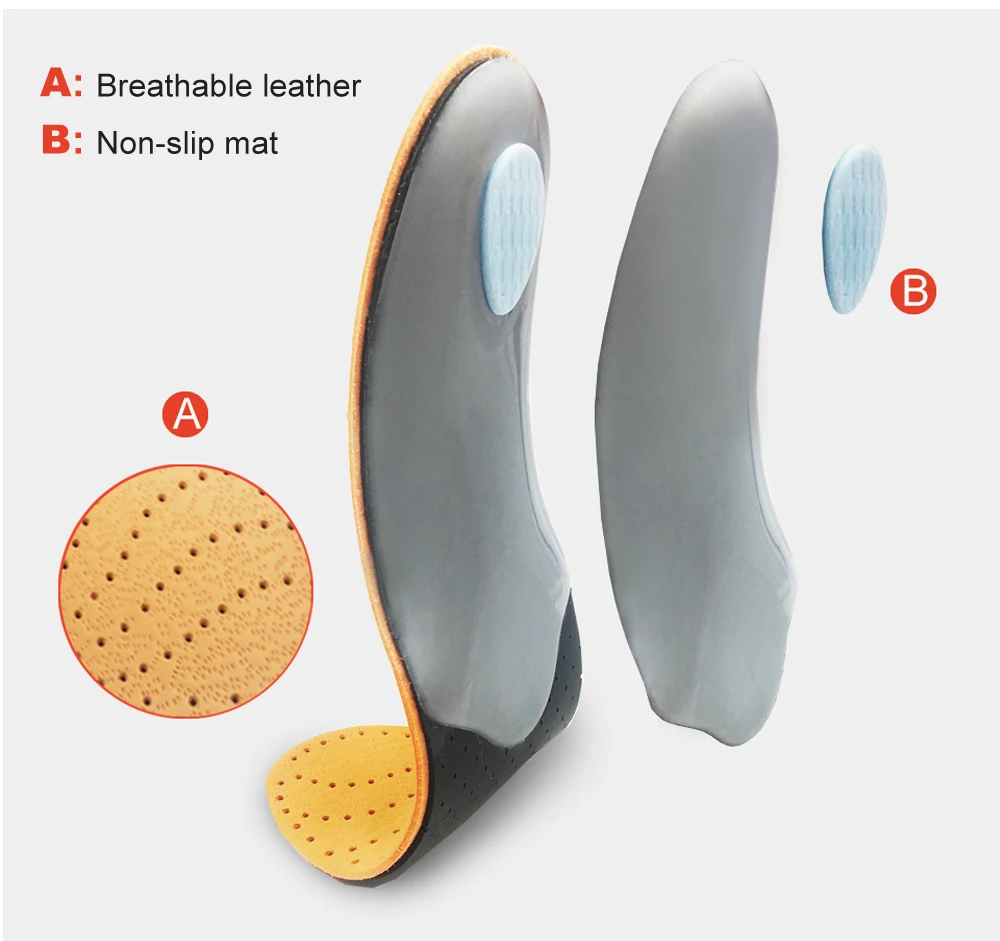 Эйд кожа ортопедический латекс стельки для ухода за ногами антибактериальные активный Карбон ортопедический супинатор плоская нога обуви колодки унисекс