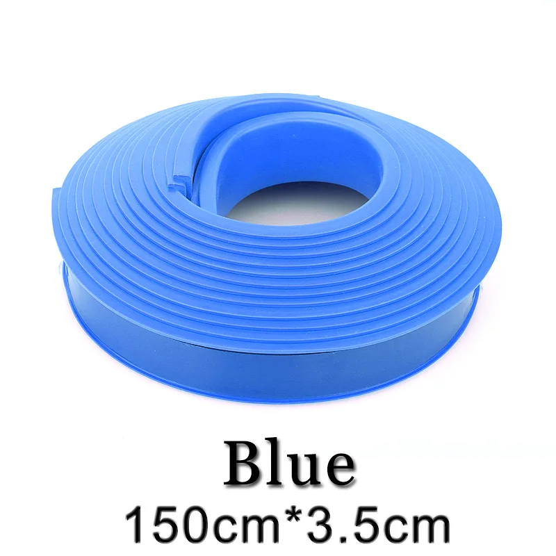Blue 3.5cm Автомобильный Стайлинг, автомобильное крыло, колесо для бровей, защита для губ, колесо-арка, отделка колеса, бровь, декоративная Защита от царапин, автомобильные аксессуары - Цвет: Blue 3.5cm