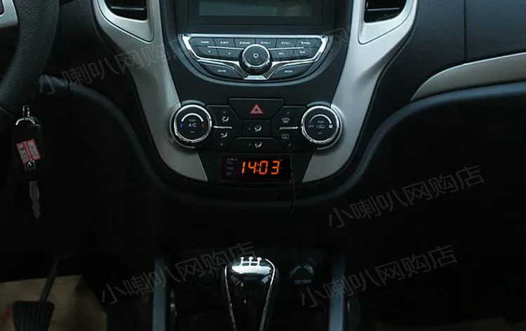 Termometer digital coche/цифровой модный Вольтметр/измеритель температуры транспортного