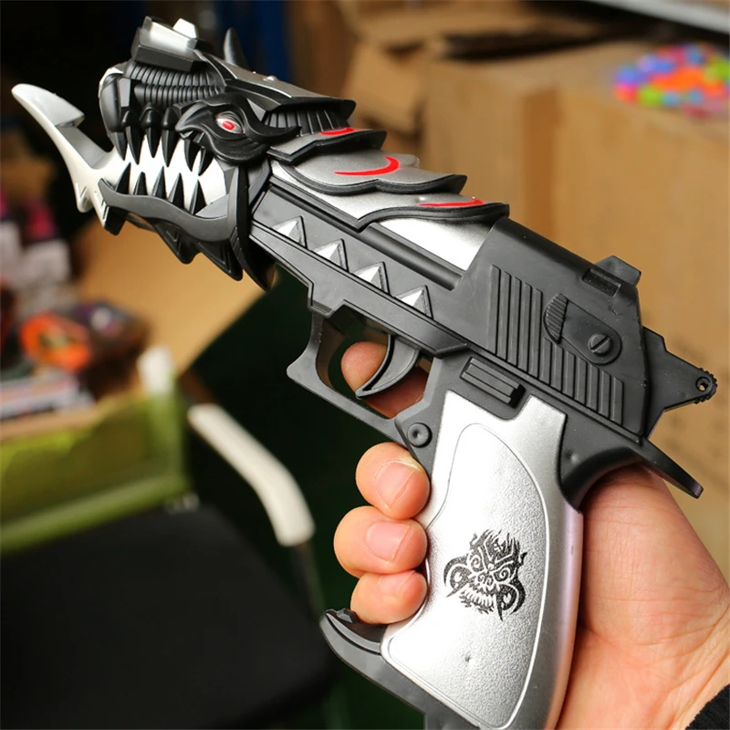 2018 Interactive Black Water Guns Manually Recall Simulation Child