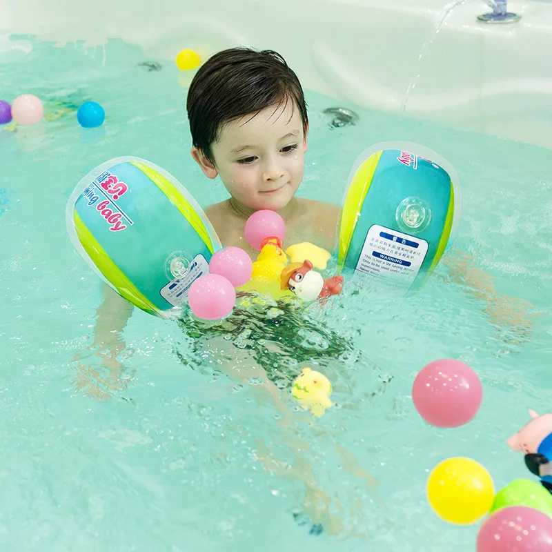 

Children's Circle Cartoon Sleeves Shoulder Inflatable Circle Baby Inflatable Arm Floating Sleeves Swim Ring Armlets Trainer