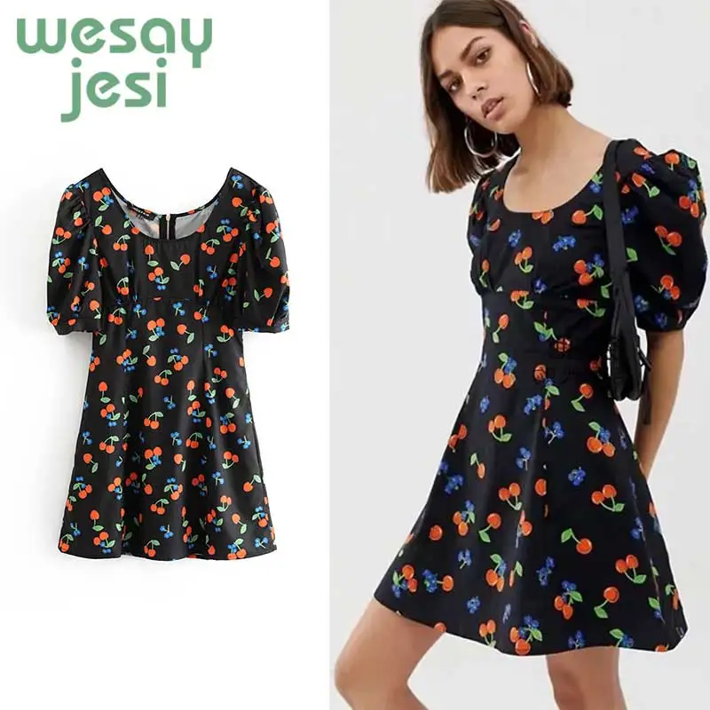 

2019 Summer Dress Women vestidos solid chic O-neck mini dresses vestidos de fiesta short casual party dress